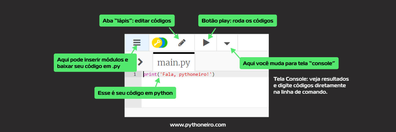 Como rodar códigos Python com trinket embedado no seu site